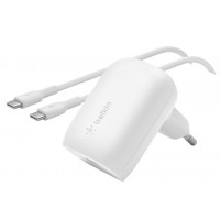  Belkin Boost Charge USB-C PD 3.0 PPS 30W + USB-C to USB-C Cable white 